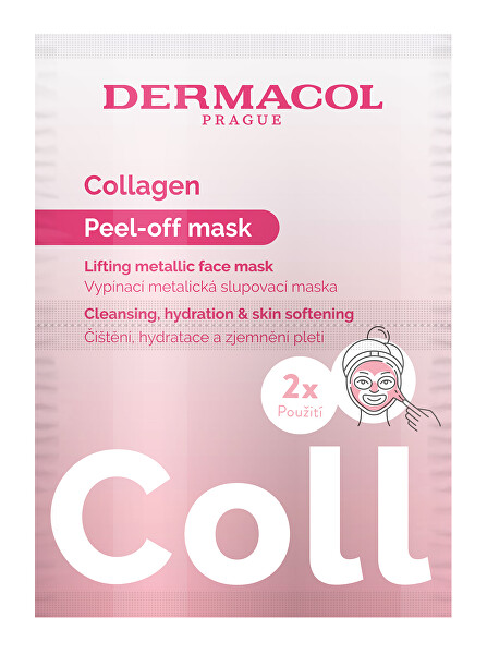 Kolagenová slupovací maska Collagen (Collagen Lifting Peel-off Mask) 2 x 7,5 ml