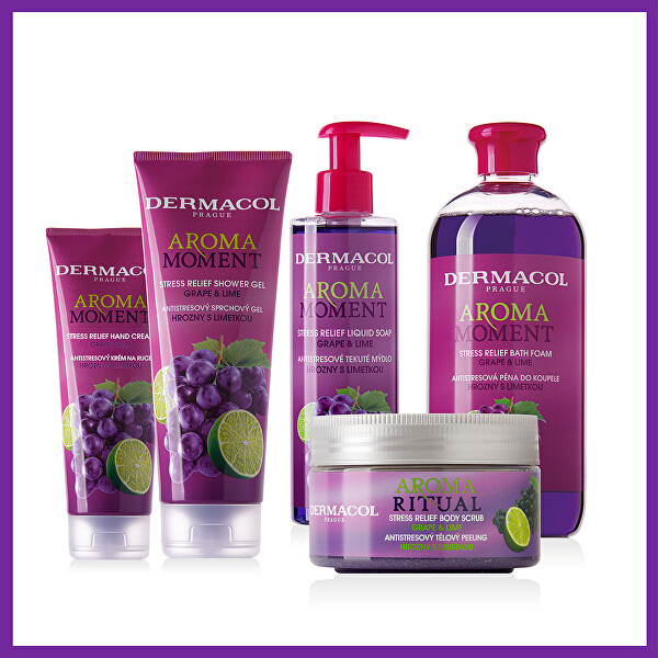 Antistresová pena do kúpeľa hrozno s limetkou Aroma Ritual 500 ml