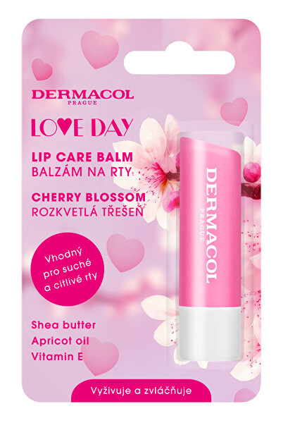 Vyživující balzám na rty Cherry Love Day (Lip Care Balm) 4,8 g