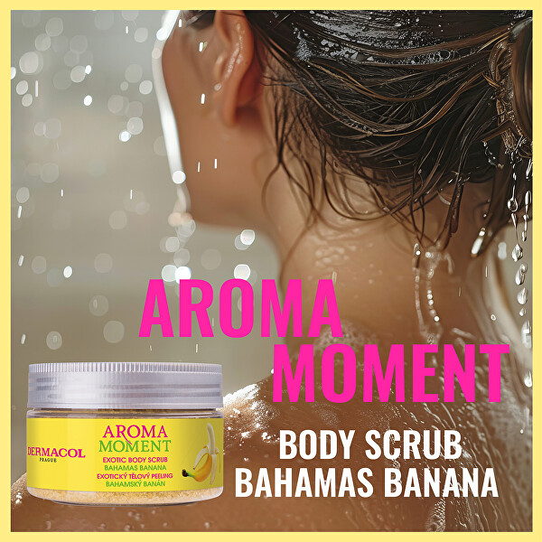 Cukrový tělový peeling Bahamský Banán Aroma Moment (Exotic Body Scrub) 200 ml