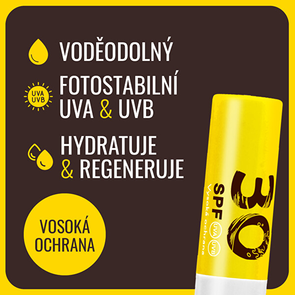 Ochranný balzám na rty SPF 30 (Sun Lip Balm) 4,8 g