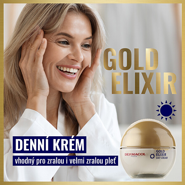 Omlazující kaviárový denní krém SPF 10 (Gold Elixir Day Cream) 50 ml