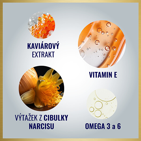 Omlazující kaviárový denní krém SPF 10 (Gold Elixir Day Cream) 50 ml