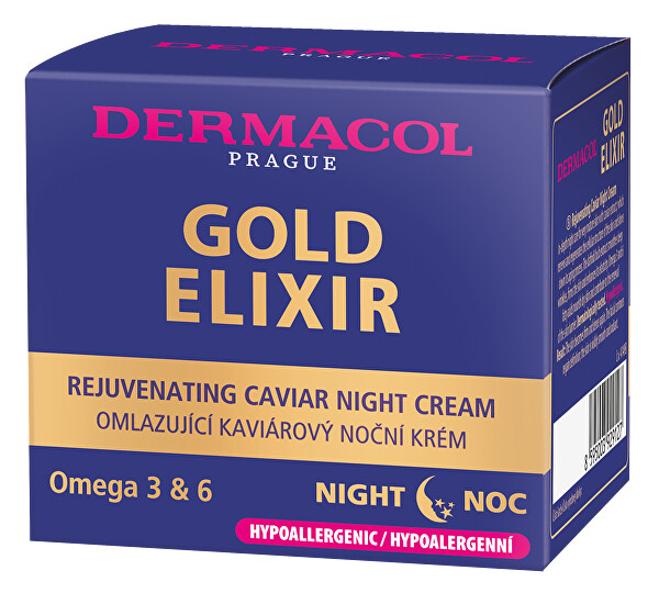 Omlazující kaviárový noční krém (Gold Elixir Night Cream) 50 ml