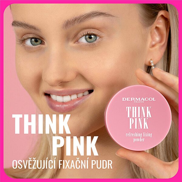Osvěžující fixační pudr Think Pink (Refreshing Fixing Powder) 10 g