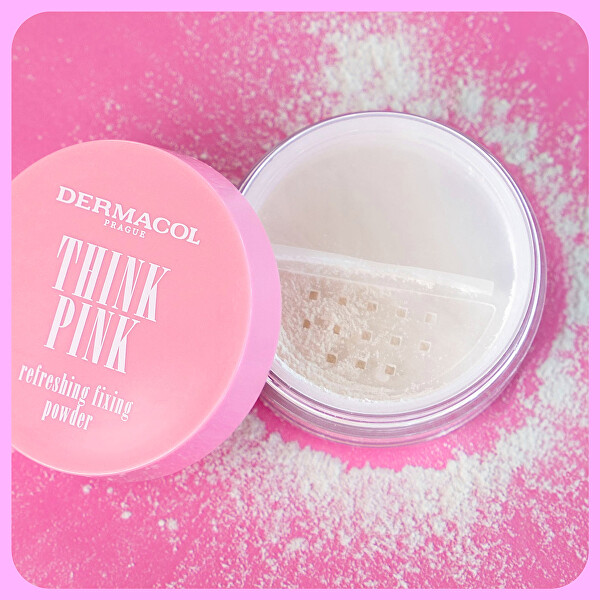 Osvěžující fixační pudr Think Pink (Refreshing Fixing Powder) 10 g