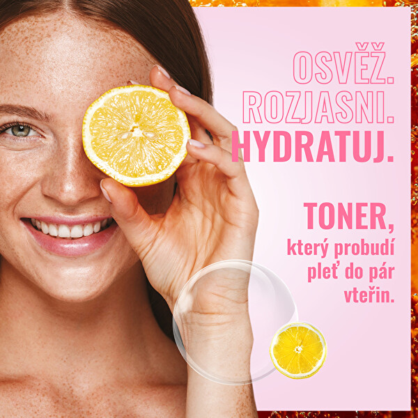 Rozjasňující a hydratační tonikum s vitaminem C (Glow Toner) 100 ml