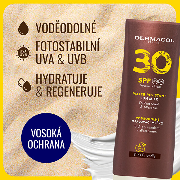 Voděodolné mléko na opalování SPF 30 (Water Resistant Sun Milk) 200 ml