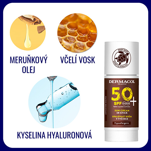 Voděodolný opalovací krém v tyčince SPF 50+ (Sun Cream in Stick) 24 g