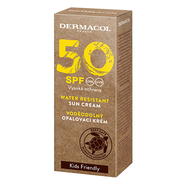 Vízálló bőrpuhító fényvédő krém SPF 50 (Water Resistant Sun Cream) 50 ml