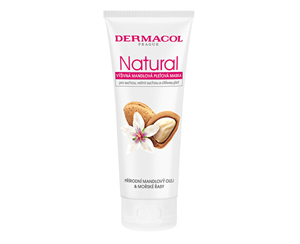 Vyživující mandlová pleťová maska Natural (Almond Face Mask) 100 ml