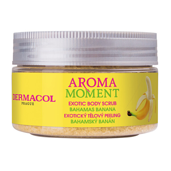 Exfoliant corporal cu zahăr Banană Bahamiană Aroma Moment (Exotic Body Scrub) 200 ml