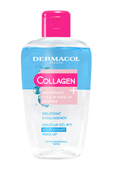 Dvoufázový odličovač voděodolného make-upu Collagen Plus (Waterproof Eye & Lip Make-Up Remover) 150 ml