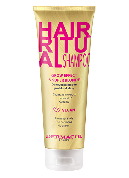 Obnovujúci šampón pre blond vlasy Hair Ritual (Grow Effect & Super Blonde Shampoo) 250 ml