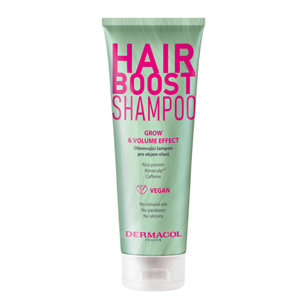 Volumennövelő, hajregeneráló sampon Hair Boost (Grow & Volume Shampoo) 250 ml