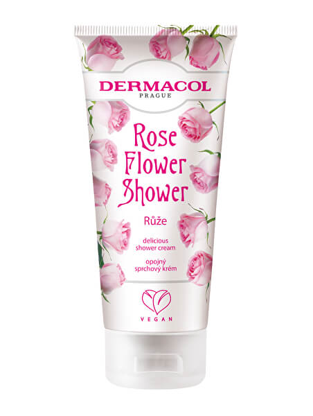 Opojný sprchový krém Růže Flower Shower (Delicious Shower Cream) 200 ml