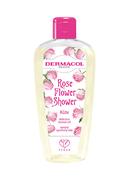 Opojný sprchový olej Růže Flower Shower (Delicious Shower Oil) 200 ml