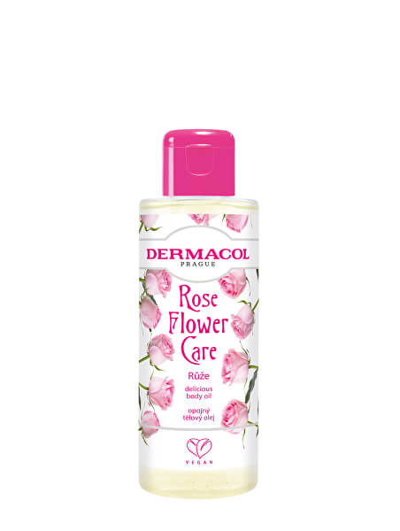 Opojný telový olej Růže Flower Care (Delicious Body Oil) 100 ml