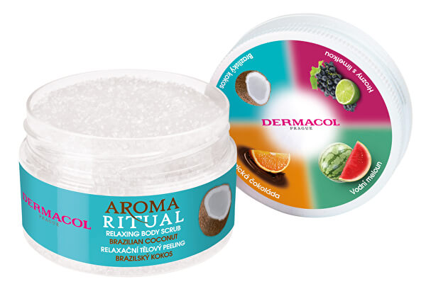 Relaxáló brazil kókusz bőrradír  Aroma Ritual (Relaxing Body Scrub) 200 g