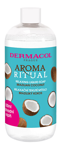 Relaxační tekuté mýdlo Aroma Ritual Brazilský kokos (Relaxing Liquid Soap) - náhradní náplň 500 ml