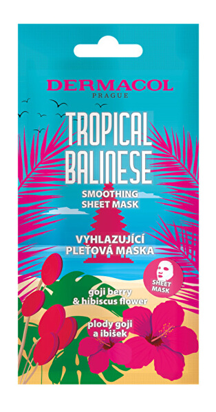 Vyhladzujúci textilné maska Tropica l Balinese ( Smooth ing Sheet Mask)