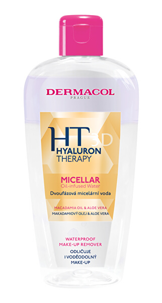 Dvoufázová micelární voda Hyaluron Therapy 3D (Micellar Oil-Infused Water) 200 ml