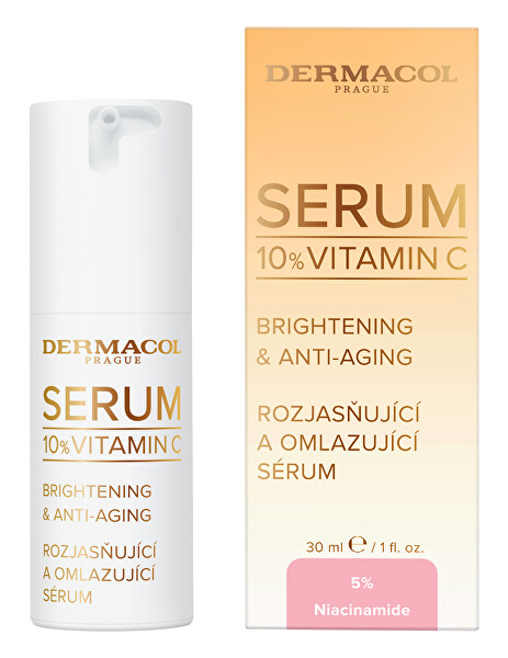 Rozjasňující a omlazující sérum s vitamínem C (Brightenning & Anti-Aging Serum) 30 ml