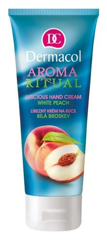 Líbezný krém na ruce bílá broskev Aroma Ritual (Hand Cream White Peach)