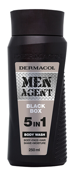 Tusfürdő férfiaknak 5 az 1 -ben  Black Box Men Agent (Body Wash) 250 ml
