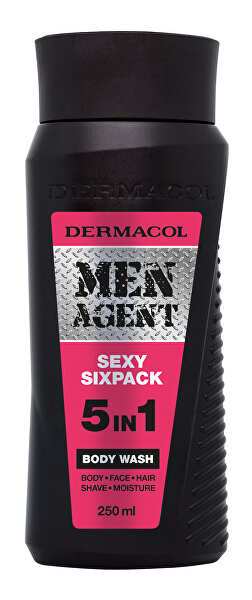 Sprchový gel pro muže 5v1 Sexy Sixpack Men Agent (Body Wash) 250 ml