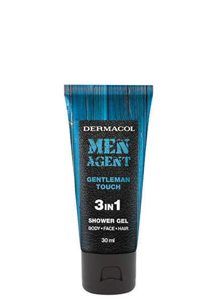 Duschgel für Männer 3in1 Gentleman Touch Men Agent (Shower Gel) 30 ml - Miniatur