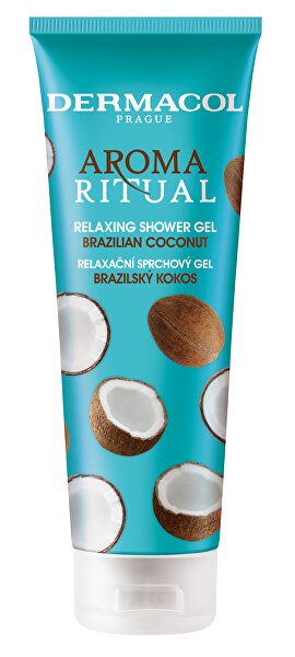 Gel de duș relaxant Cocos BrazilianAroma Ritual (Relaxing Shower Gel) 250 ml