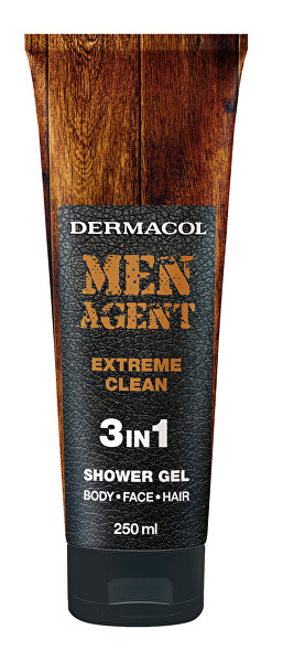 Sprchový gél pre mužov 3v1 Extreme Clean Men Agent (Shower Gel) 250 ml