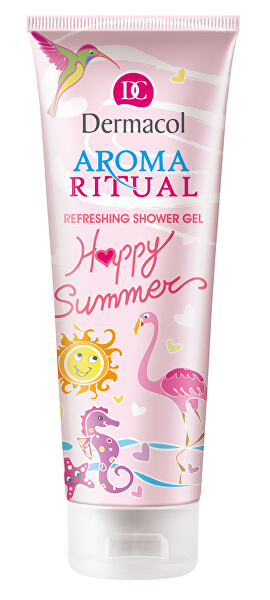 Gel de duș pentru copii Happy Summer (Refreshing Shower Gel) 250ml - ediție limitată