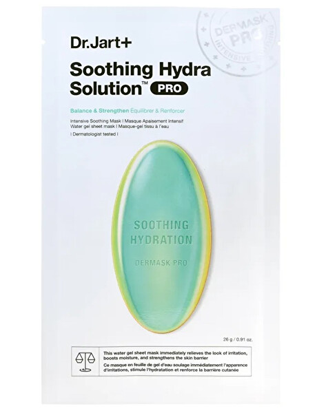 Hydratační a zklidňující pleťová maska Soothing Hydra Solution Pro 5 x 26 g