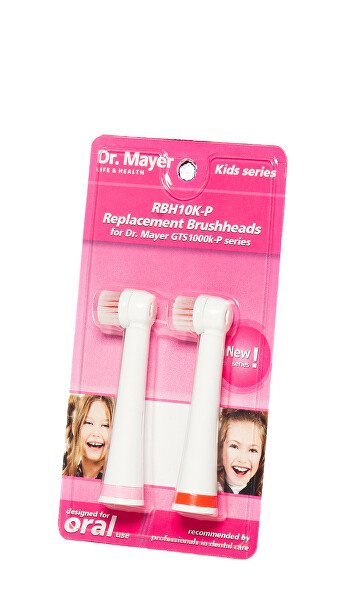 Testina di ricambio per spazzolino per bambini rosa GTS1000K 2 pz