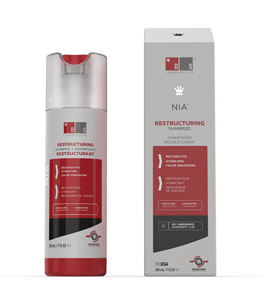 SLEVA - Šampon na poškozené vlasy Nia (Restructuring Shampoo) 205 ml - poškozená krabička