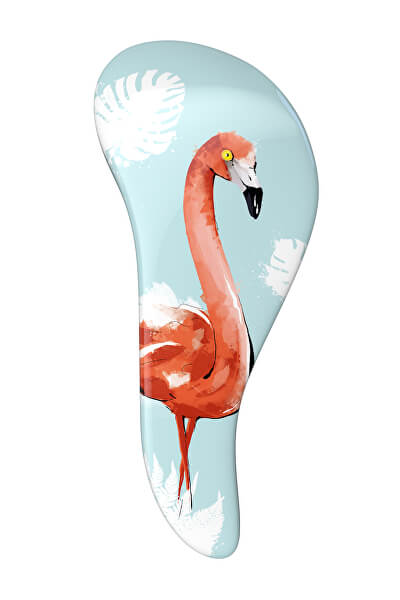 Kartáč na vlasy s rukojetí Flamingo