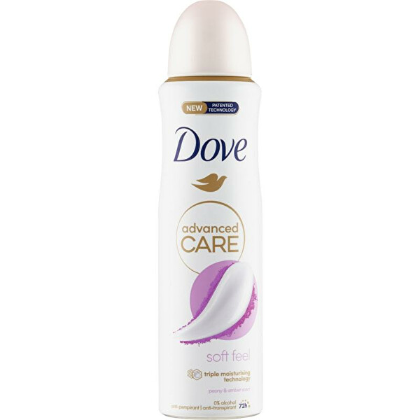 Izzadásgátló spray Advanced Care Soft Feel Peony & Amber (Anti-Perspirant) 150 ml