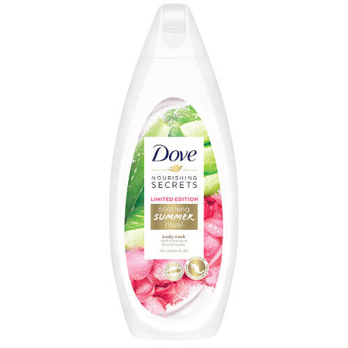 Sprchový gel s vůní aloe vera a růžové vody Soothing Summer Ritual (Body Wash) 500 ml