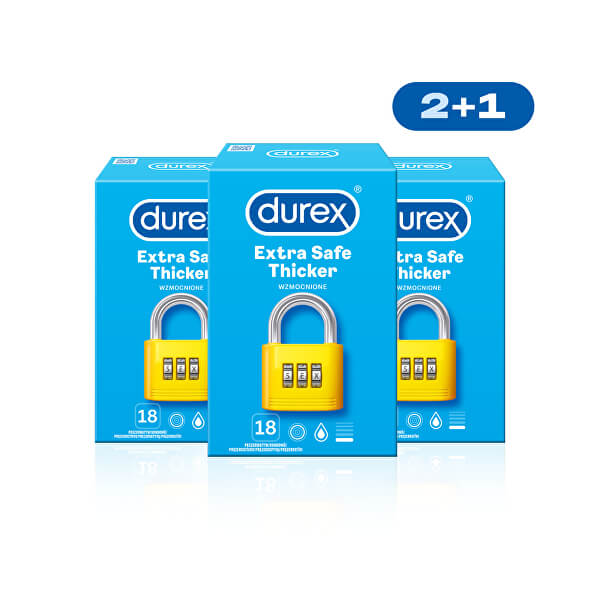 Kondomy Extra Safe 2+1