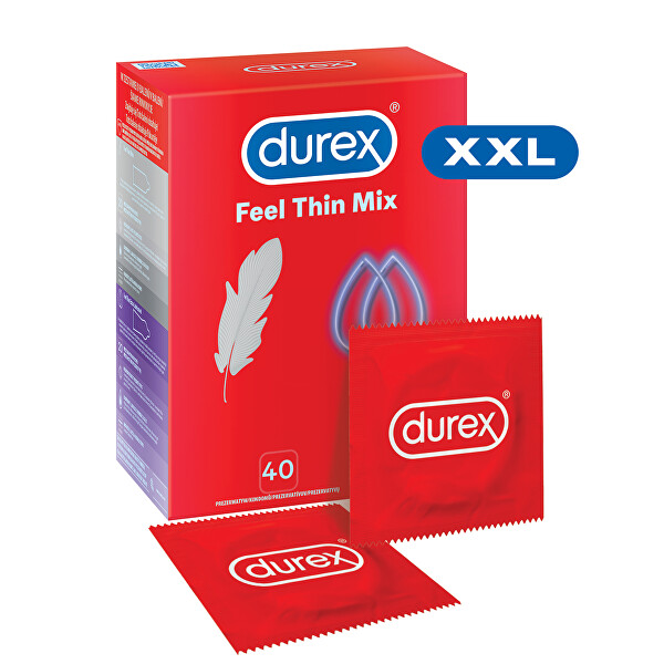 Kondomy Feel Thin MIX 40 pz