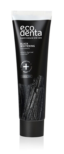 Černá bělicí zubní pasta s uhlím a extraktem Teavigo (Black Whitening Toothpaste) 100 ml