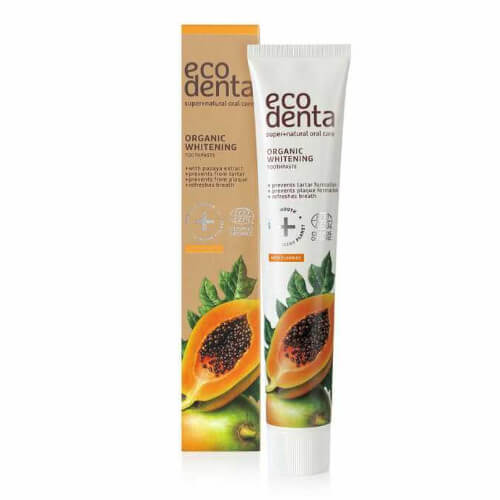 Organická bieliaca zubná pasta ( Whitening Toothpaste With Papaya Extract) 75 ml