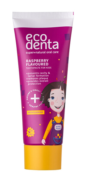 Zubní pasta s malinovou příchutí pro děti Super+Natural Oral Care Raspberry Flavoured (Toothpaste For Kids) 75 ml