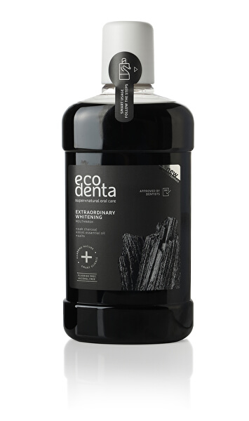 Extra bělicí ústní voda s černým uhlím (Extra Whitening Mouthwash With Black Charcoal) 500 ml