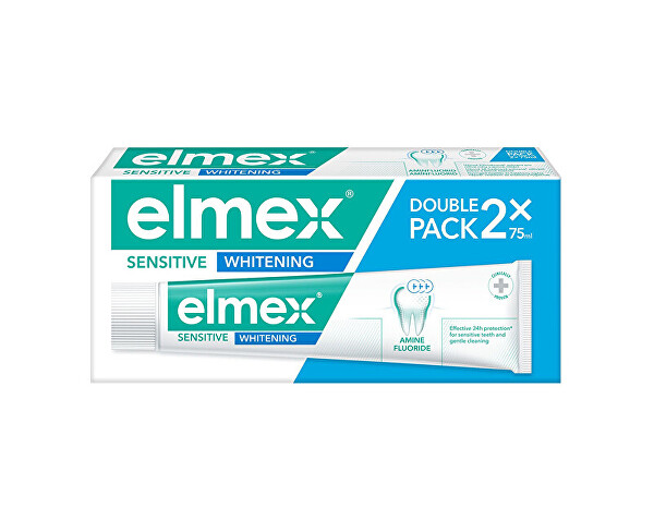 Bělicí zubní pasta pro citlivé zuby Sensitive Whitening Duopack 2x 75 ml