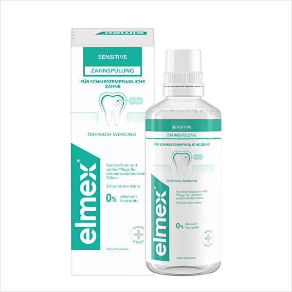 Apă de gură Sensitive Plus pentru dinți sensibili 400 ml