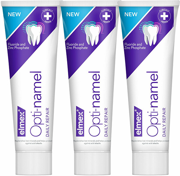 Zubná pasta Opti-namel Daily Repair 3 x 75 ml