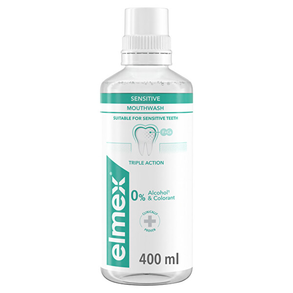 Apă de gură Sensitive Plus pentru dinți sensibili 400 ml